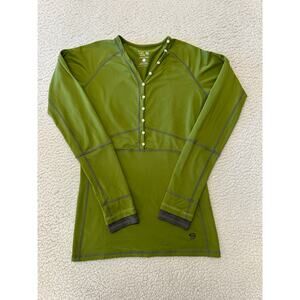 Mountain Hardwear Womens Long Sleeve Henley Shirt Medium